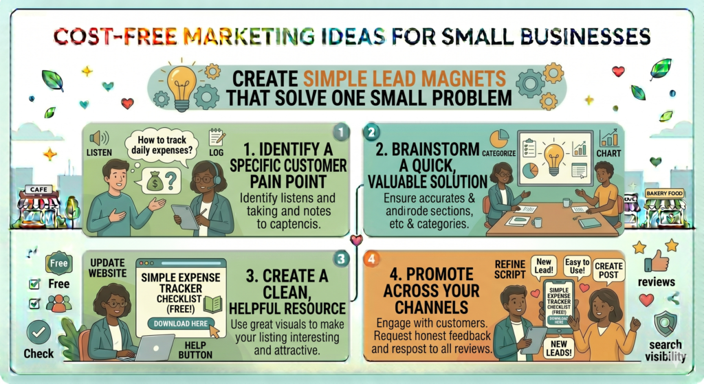 A lead magnet sounds like a big marketing term, but it is really simple. It is something useful you give away for free in exchange for a person’s contact details, usually an email address or phone number.