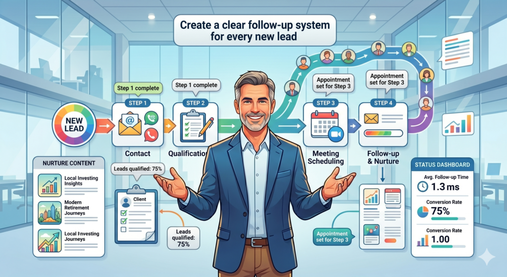 A lead is not the same as a client. Someone may download a guide, attend a webinar, fill out a form, or ask a question, but that does not mean they are ready to move right away.