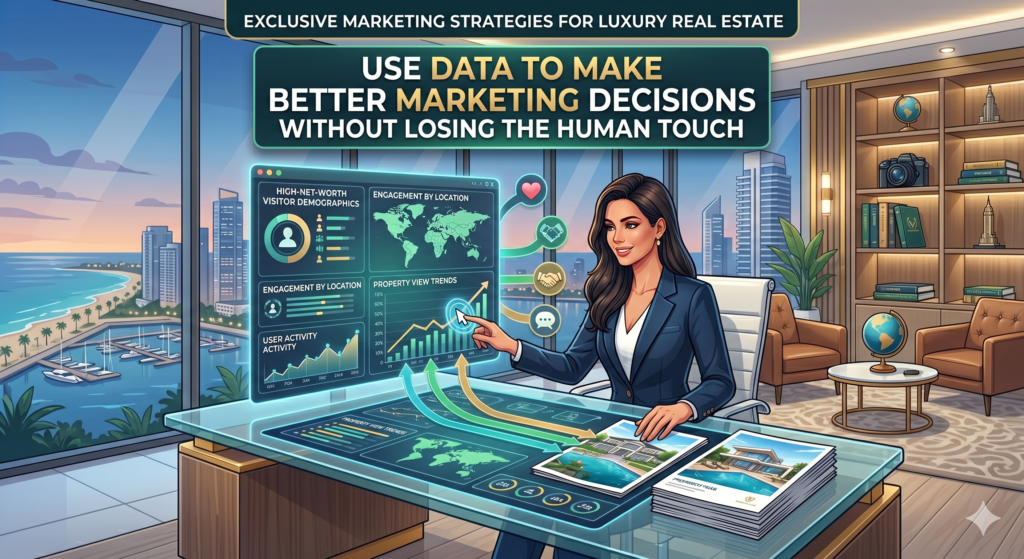 Luxury marketing needs taste, but it also needs data. Without data, you may spend money on beautiful campaigns that do not create serious buyer interest. With data, you can see what is working, what is weak, and where to adjust.