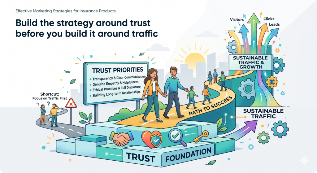 Insurance marketing starts with one hard truth. People do not buy insurance only because they saw an ad. They buy because they believe the company understands their risk, explains the product clearly, and will stand by them when something goes wrong.