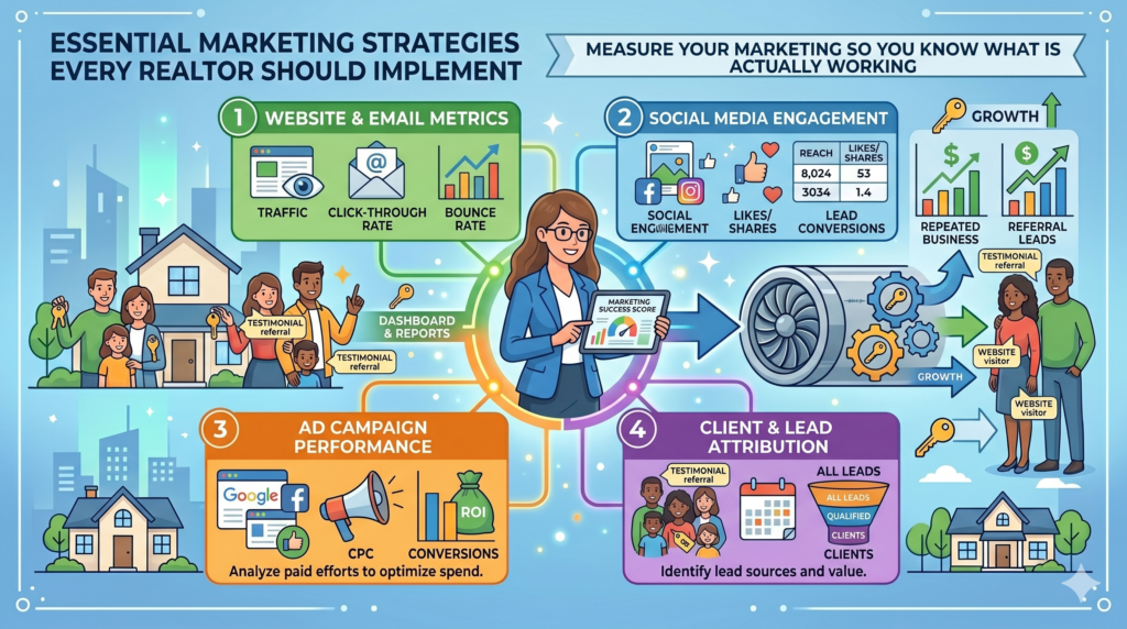 They worry about likes, views, impressions, and followers. Those numbers can matter, but they do not tell the full story. A post with many likes may not create one serious lead. A simple email with fewer readers may create a listing conversation.