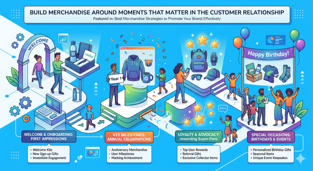 A random gift can be nice, but a well-timed gift feels personal. It feels connected to the relationship. It tells the receiver that your brand is paying attention.