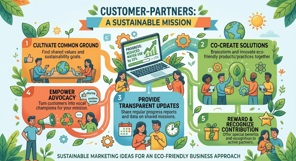 Customers do not want to be treated like passive buyers. Many people who choose eco-friendly brands want to feel that their purchase is part of something better. But they also do not want to be given heavy work. Your job is to make participation simple, clear, and rewarding.
