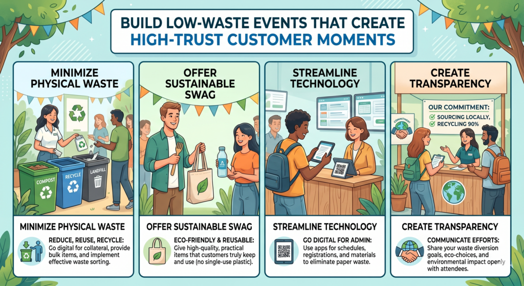 Events can be very useful for eco-friendly brands because they create real human connection. A customer can touch the product, ask questions, see how it works, and meet the people behind the brand. That kind of trust is hard to build through a screen alone.