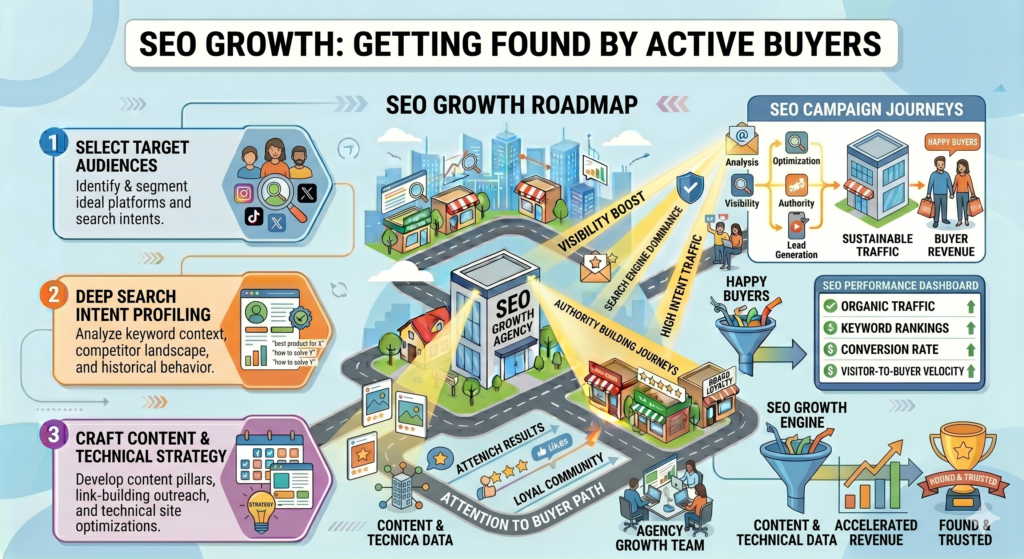 When someone searches for a service, product, comparison, price, review, or guide, they are showing intent. They are not just scrolling for fun. They have a problem, question, need, or plan. If your client appears at that moment with a helpful page, strong proof, and a clear next step, SEO can become a steady source of growth.