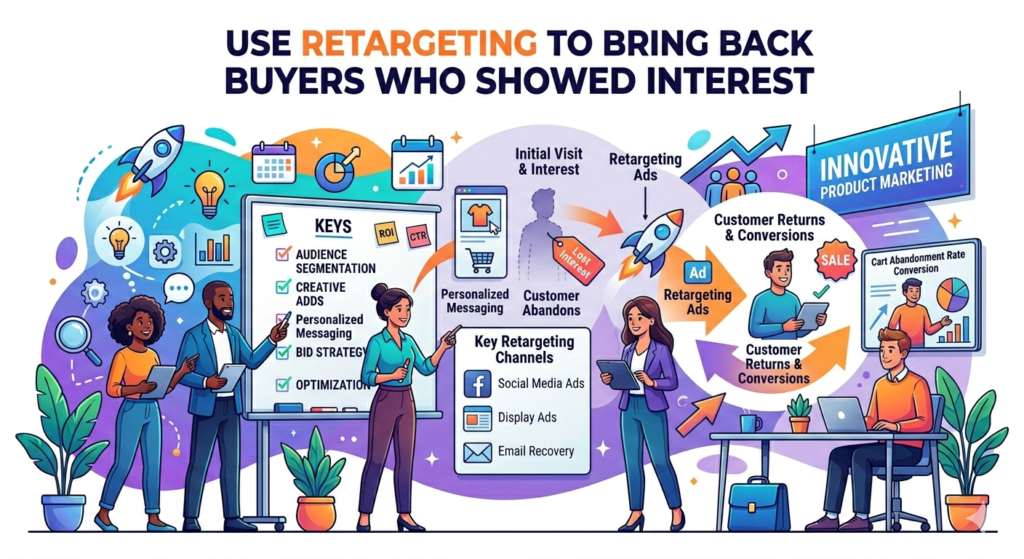 Most buyers do not purchase the first time they see your product. They may visit your site, read a page, compare options, get distracted, or decide to wait. This does not mean they are not interested. It often means they need more time, more proof, or a better reason to return.