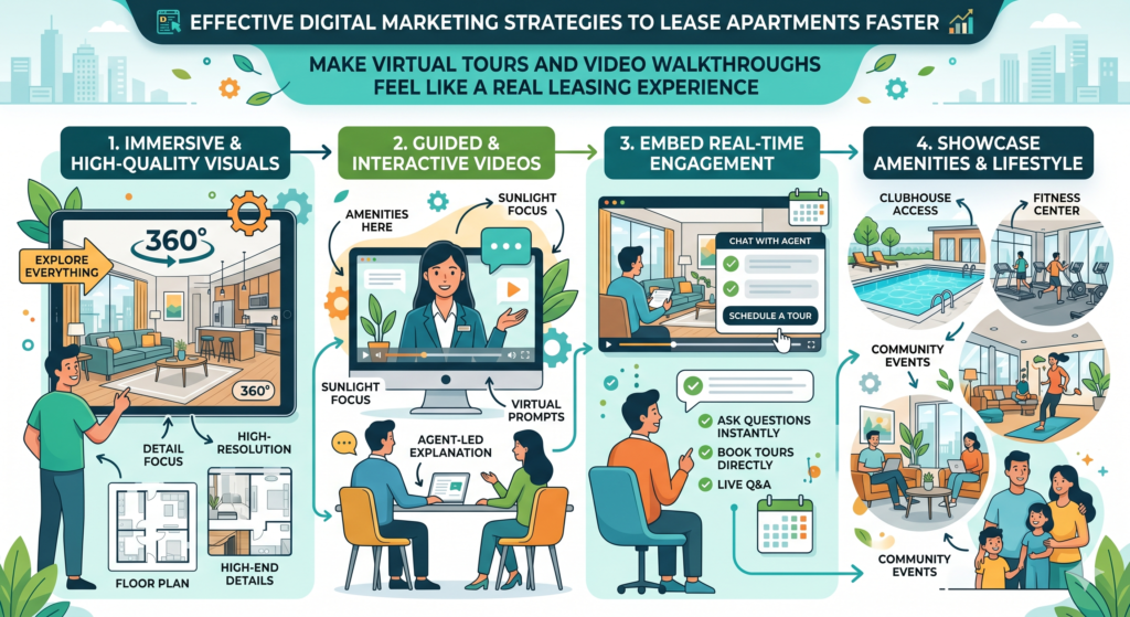 Some renters are moving from another city. Some are busy during office hours. Some want to narrow down their choices before visiting. Some prefer to tour online first because it saves time.