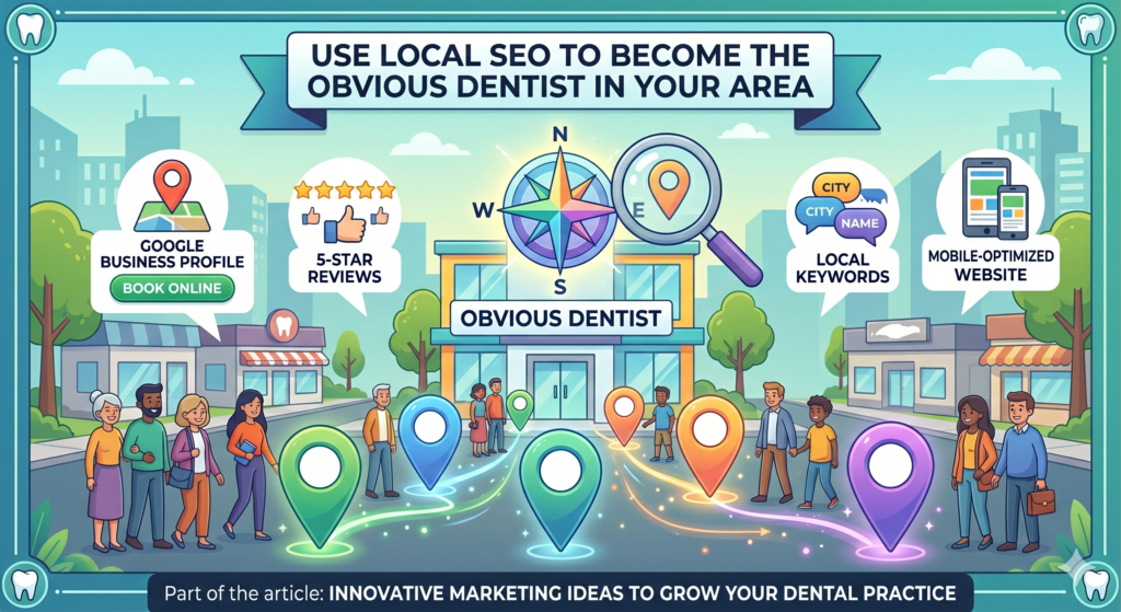 This matters because most patients do not want a dentist across the city. They want someone nearby, trusted, and easy to reach. If your clinic does not appear when they search, you may not even enter their mind.